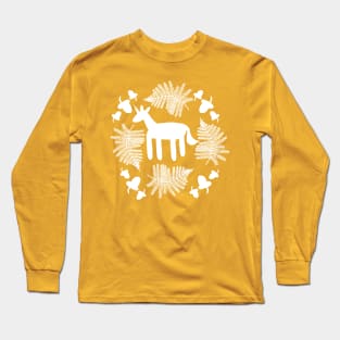 Acorn Fern Unicorn Long Sleeve T-Shirt